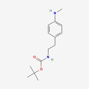 tert-butyl N-{2-[4-(methylamino)phenyl]ethyl}carbamate