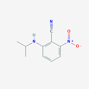 2-Nitro-6-[(propan-2-yl)amino]benzonitrile
