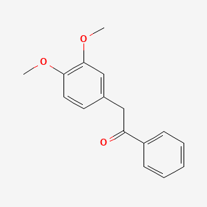 molecular formula C16H16O3 B8547687 2-(3,4-Dimethoxyphenyl)-1-phenylethanone 