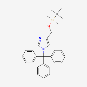 Imidazole, 1-trityl-4-t-butyl-dimethylsiloxy-