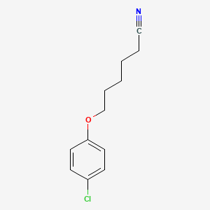 molecular formula C12H14ClNO B8547749 6-(4-Chloro-phenoxy)-hexanenitrile 