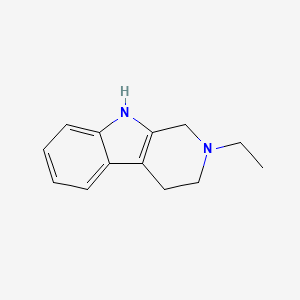 molecular formula C13H16N2 B8547752 2-ethyl-1,2,3,4-tetrahydro-9H-pyrido[3,4-b]indole 