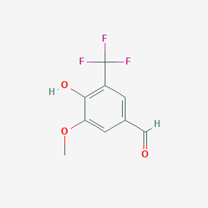 4-Hydroxy-3-methoxy-5-(trifluoromethyl)benzaldehyde