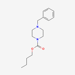 molecular formula C16H24N2O2 B8547768 4-Benzyl-piperazine-1-carboxylic acid butyl ester 