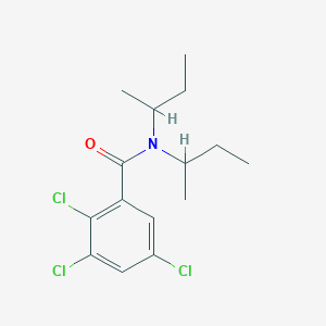 molecular formula C15H20Cl3NO B8547790 N,N-Di(butan-2-yl)-2,3,5-trichlorobenzamide CAS No. 27922-66-3