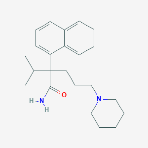 alpha-Isopropyl-alpha-(3-piperidinopropyl)-1-naphthaleneacetamide