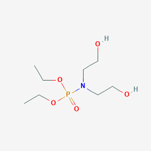 Phosphoramidic acid, bis(2-hydroxyethyl)-, diethyl ester