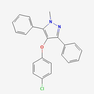 4-(4-Chlorophenoxy)-1-methyl-3,5-diphenyl-1H-pyrazole