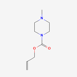 molecular formula C9H16N2O2 B8547825 4-Allyloxycarbonyl-1-methylpiperazine 