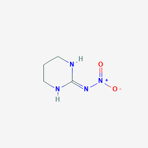 molecular formula C4H8N4O2 B8547850 2-Pyrimidinamine,1,4,5,6-tetrahydro-N-nitro- CAS No. 53360-90-0