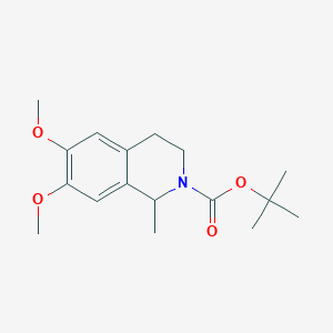 1-Methyl-2-(tert-butoxycarbonyl)-6,7-dimethoxy-1,2,3,4-tetrahydroisoquinoline