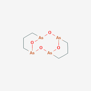 B008548 2,8,13,14-Tetraoxa-1,3,7,9-tetraarsatricyclo[7.3.1.13,7]tetradecane CAS No. 105228-64-6