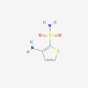 molecular formula C4H6N2O2S2 B8548059 3-Amino-thiophene-2-sulfonamide 