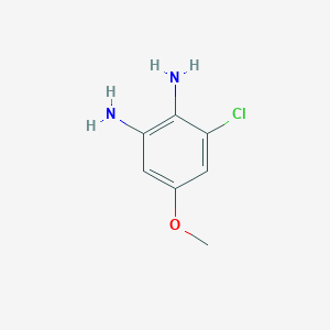 molecular formula C7H9ClN2O B8548083 3-Chloro-1,2-diamino-5-methoxybenzene CAS No. 1086836-90-9