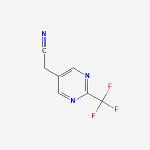 2-(2-(Trifluoromethyl)pyrimidin-5-yl)acetonitrile