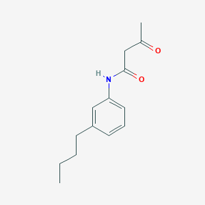 molecular formula C14H19NO2 B8548159 N-(3-Butylphenyl)-3-oxobutanamide CAS No. 61579-00-8