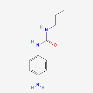 molecular formula C10H15N3O B8548201 N-4-aminophenyl-N'-propylurea 