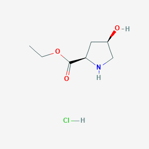 Ethyl (2R,4R)-4-hydroxypyrrolidine-2-carboxylate hydrochloride