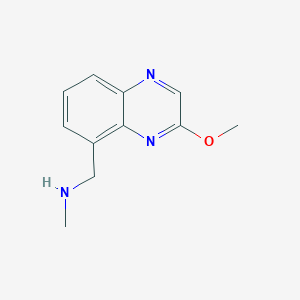 molecular formula C11H13N3O B8548249 (3-Methoxy-quinoxalin-5-ylmethyl)-methyl-amine 