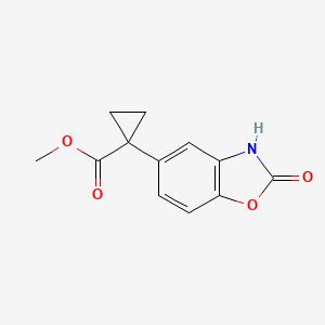 2-Oxo-2,3-dihydro-benzooxazol-5-yl-cyclopropanecarboxylic acid methyl ester