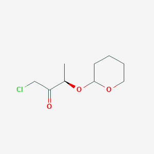 2-Butanone, 1-chloro-3-[(tetrahydro-2H-pyran-2-yl)oxy]-, (3R)-