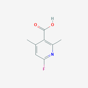 molecular formula C8H8FNO2 B8548364 6-Fluoro-2,4-dimethyl-nicotinic acid 