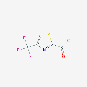 molecular formula C5HClF3NOS B8548388 4-Trifluoromethyl-thiazole-2-carbonyl chloride 