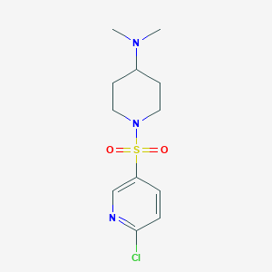 1-(6-Chloropyridin-3-ylsulfonyl)-N,N-dimethylpiperidin-4-amine
