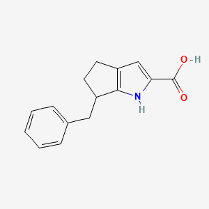 6-Benzyl-1,4,5,6-tetrahydrocyclopenta[b]pyrrole-2-carboxylic acid