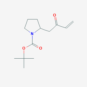 Tert-butyl 2-(2-oxobut-3-EN-1-YL)pyrrolidine-1-carboxylate