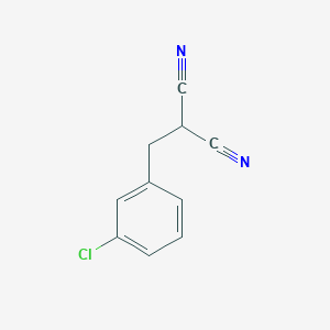 molecular formula C10H7ClN2 B8548449 (3-Chlorobenzyl)malononitrile 