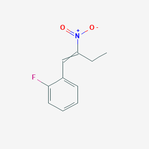 molecular formula C10H10FNO2 B8548457 1-(2-Fluorophenyl)-2-nitro-1-butene CAS No. 150322-74-0