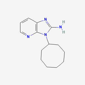 molecular formula C14H20N4 B8548525 3-Cyclooctyl-3H-imidazo[4,5-b]pyridine-2-amine 