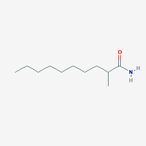 molecular formula C11H23NO B8548585 2-Methyldecanoic acid amide 