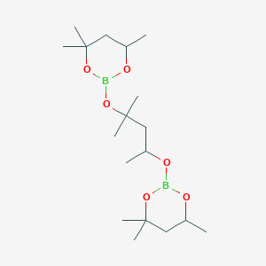 molecular formula C18H36B2O6 B085486 Tri(2-methyl-2,4-pentanediol)biborate CAS No. 100-89-0