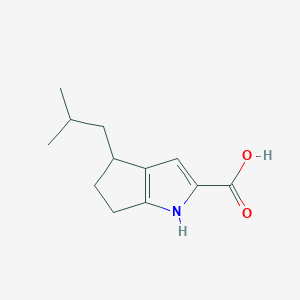 4-Isobutyl-1,4,5,6-tetrahydrocyclopenta[b]pyrrole-2-carboxylic acid