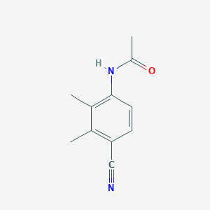 molecular formula C11H12N2O B8548645 N-(4-cyano-2,3-dimethylphenyl)acetamide 