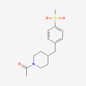 1-(4-{[4-(Methanesulfonyl)phenyl]methyl}piperidin-1-yl)ethan-1-one