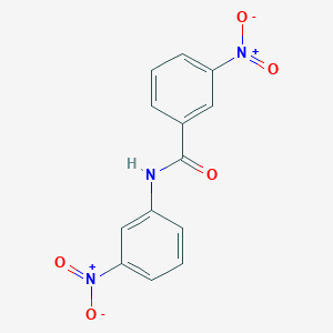 molecular formula C13H9N3O5 B085487 Benzamide, 3-nitro-N-(3-nitrophenyl)- CAS No. 101-24-6