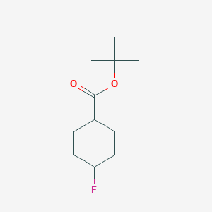 molecular formula C11H19FO2 B8548732 Tert-butyl 4-fluorocyclohexanecarboxylate CAS No. 927209-99-2