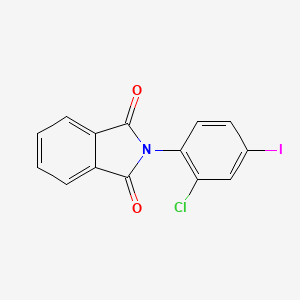 molecular formula C14H7ClINO2 B8548755 N-(2-chloro-4-iodophenyl)phthalimide 