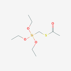 molecular formula C9H20O4SSi B8548786 Acetylthiomethyltriethoxysilane CAS No. 220726-87-4