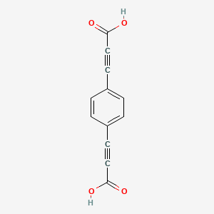 2-Propynoic acid, 3,3'-(1,4-phenylene)bis-