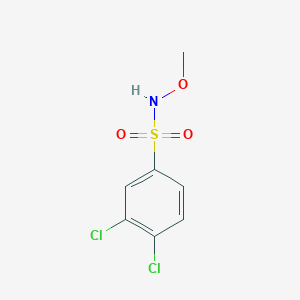 molecular formula C7H7Cl2NO3S B8548804 3,4-dichloro-N-methoxybenzenesulfonamide 