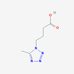 molecular formula C6H10N4O2 B8548822 4-(5-Methyl-1,2,3,4-tetrazol-1-yl)butyric acid 