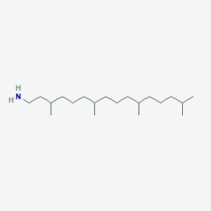 molecular formula C20H43N B8548888 1-Hexadecanamine, 3,7,11,15-tetramethyl- CAS No. 200431-99-8