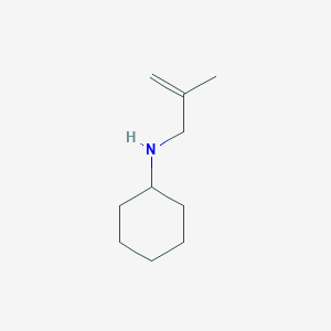 molecular formula C10H19N B8548964 Methallyl-cyclohexylamine CAS No. 55611-45-5