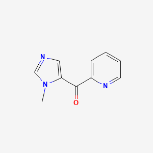 molecular formula C10H9N3O B8549009 (1-Methyl-1H-imidazol-5-yl)(pyridin-2-yl)methanone 