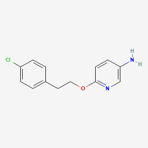 6-[2-(4-Chlorophenyl)ethoxy]pyridin-3-amine