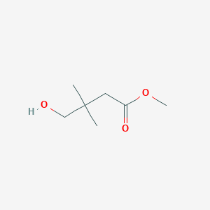 molecular formula C7H14O3 B8549088 Methyl 3,3-dimethyl-4-hydroxybutanoate 